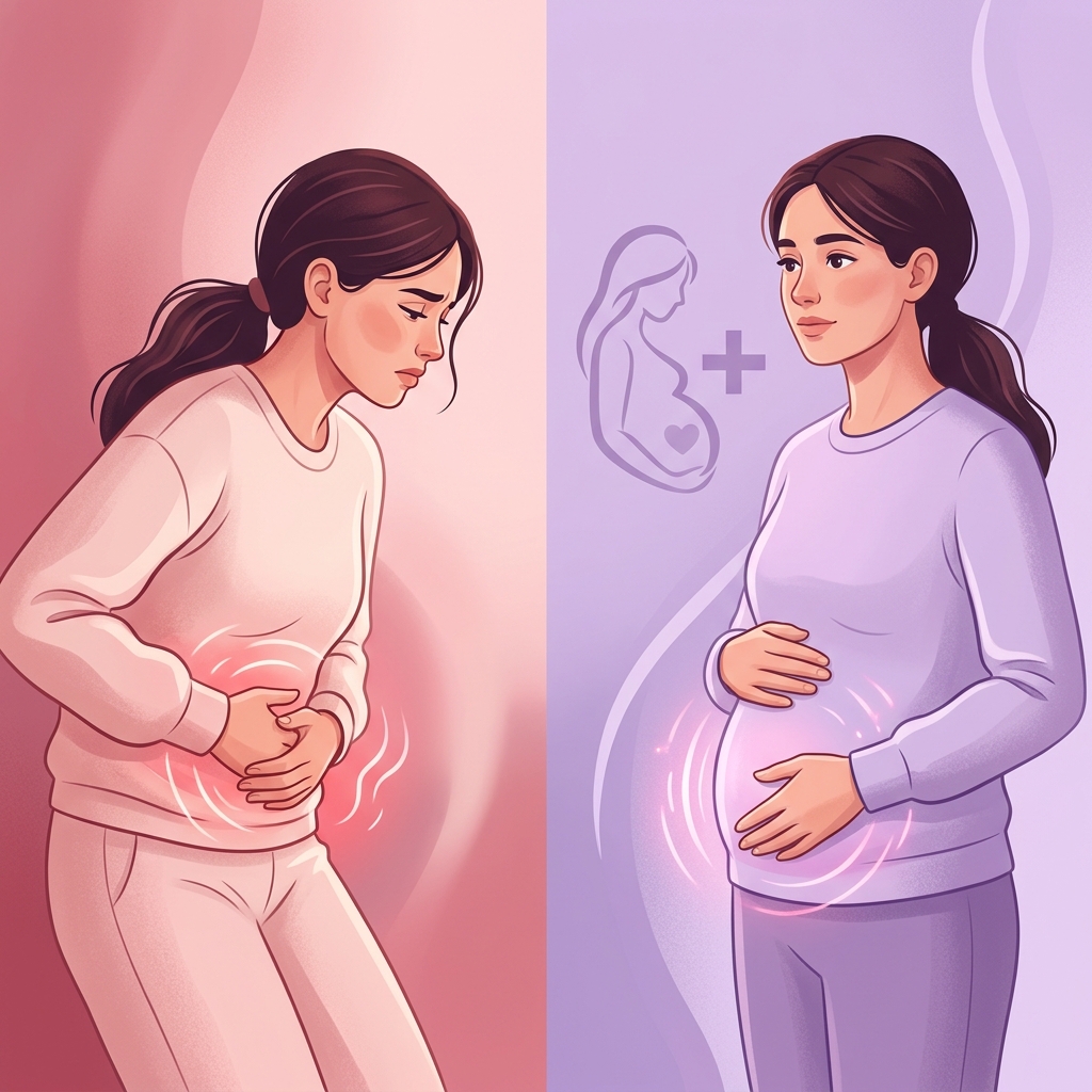 Period Cramps vs Early Pregnancy Cramps